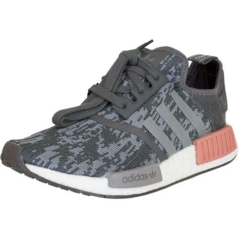 adidas nmd r1 damen grau mit pinken streifen|Adidas NMD r1 pink.